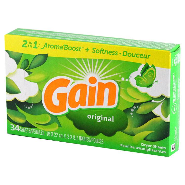 (未使用･未開封品)　Gain ゲイン 乾燥機用柔軟シート ムーンライトブリーズ 120シート qdkdu57 ゲイン シート柔軟剤 オリジナル 34枚 GAIN 乾燥機用 柔軟シート