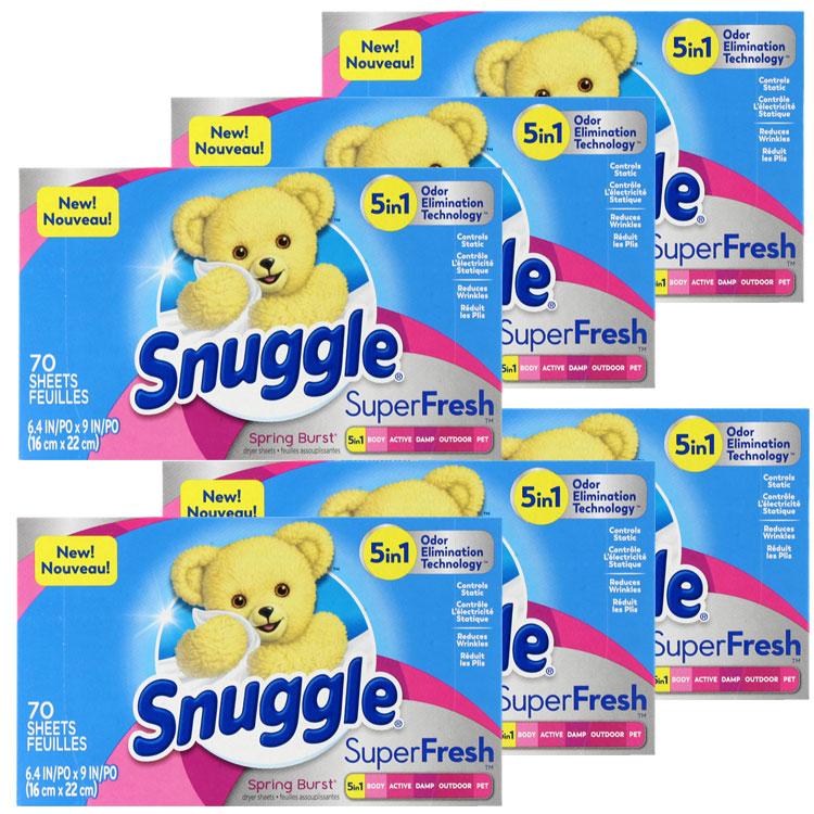 スナッグル Snuggle シート柔軟剤 スーパーフレッシュ スプリング