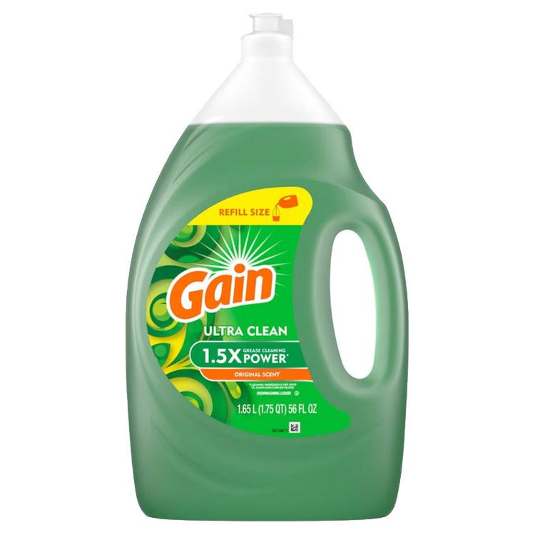 新品 大容量Gain ゲイン 洗濯ビーズ アメリカ洗剤 大容量1060g ゲイン GAIN 食器用洗剤 オリジナル 1.65l 56oz 業務用サイズ 濃縮
