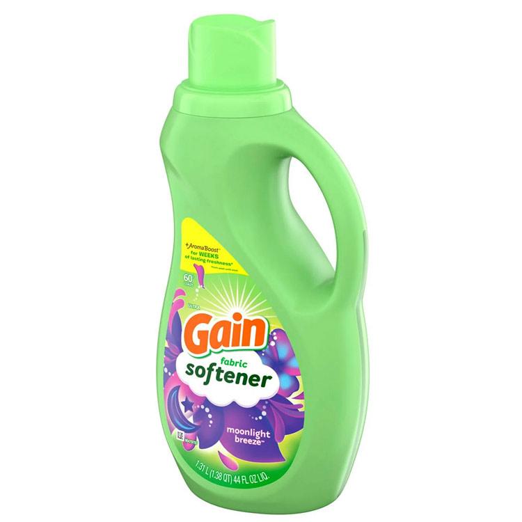 衣類用柔軟剤 Gain ゲイン ムーンライトブリーズ 液体 1.31L 1310ml / 44oz 60回分 ×6本セット 柔軟剤_8