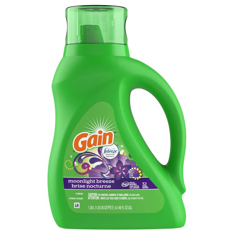洗濯洗剤 正規輸入品 ゲイン ムーンライトブリーズ 1.36L 1360ml 46oz 32回分 Gain  液体  P&amp;G アメ | ブランド登録なし