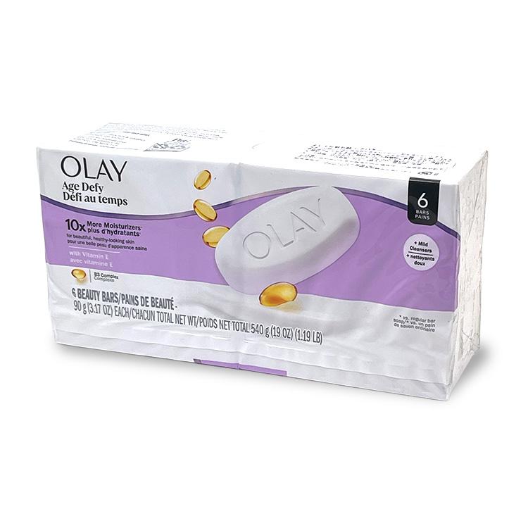 固形 石けん OLAY オレイ ビューティーバー 90g×6個 保湿石鹸 ボディ