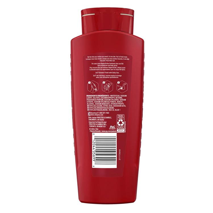オールドスパイス ボディウォッシュ ラプターストライク 24oz 709ml メンズ ボディソープ Old Spice P&G ア | Old Spice | 05