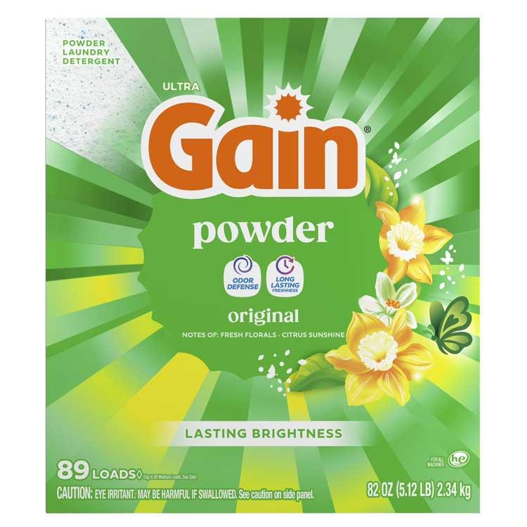 洗濯洗剤 衣類用洗剤 Gain ゲイン 洗濯洗剤 粉末 オリジナル 2.34kg 82oz 89回分 アメリカ製 粉洗剤 輸入 正 | ゲイン