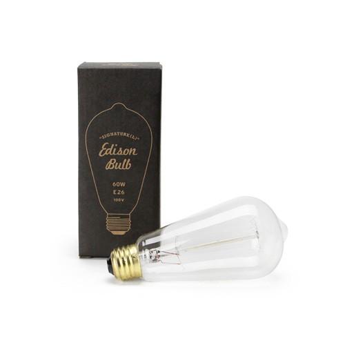 電球 エジソンバルブ シグネイチャー (L ) 60W E26 Edison Bulb エジソン電球 間接照明|colour|02