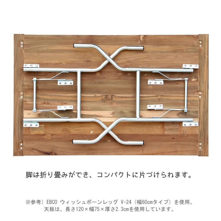 折り畳みテーブル用脚 Ebco ウィッシュボーンレッグ V 24 幅60 高さ74cm アメリカ製 Diy 自作 テーブル用部品 Dt アメリカン雑貨colour Yahoo 店 通販 Yahoo ショッピング