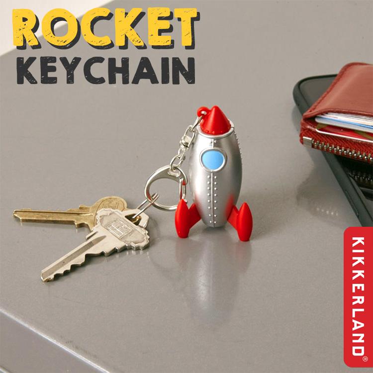 KIKKERLAND ロケット キーチェーン ライト付き キッカーランド