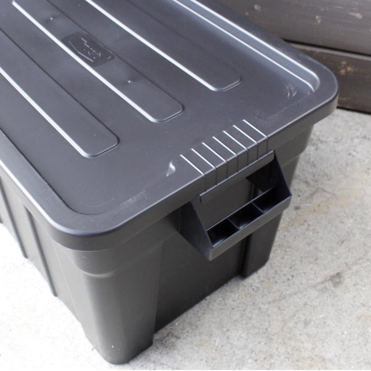 THOR（ソー） 収納BOX THOR LARGE TOTE DC 75L ブラック フタ付き