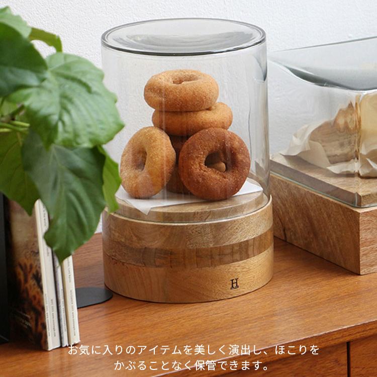 ディスプレイケース　ガラスドーム　天然木　置物　インテリア　工芸品　A3237 DETAIL（ディテール） ガラスケース ガラスドーム シリンダー3