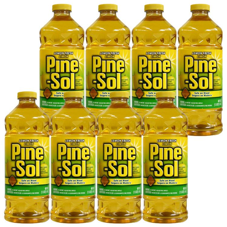 Pine-Sol パインソル 液体クリーナー（レモンフレッシュ）1410ml 8本セット マルチクリーナー 掃除 洗剤 松の精油｜colour