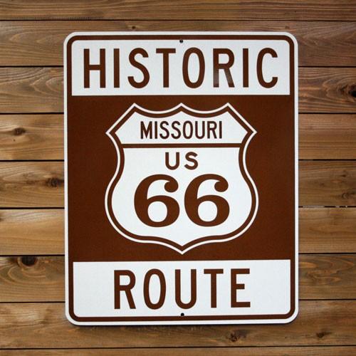 トラフィックサイン HISTORIC ROUTE66(MISSOURI) (ヒストリック トラフィックサイン HISTORIC ROUTE66(MISSOURI) (ヒストリック