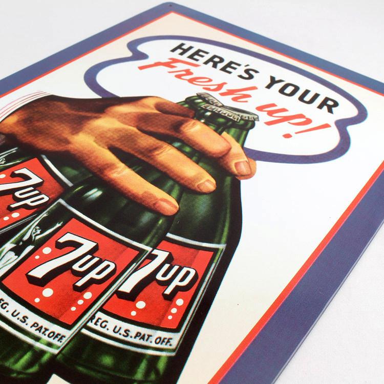 7upセブンアップ飲料広告看板1993年