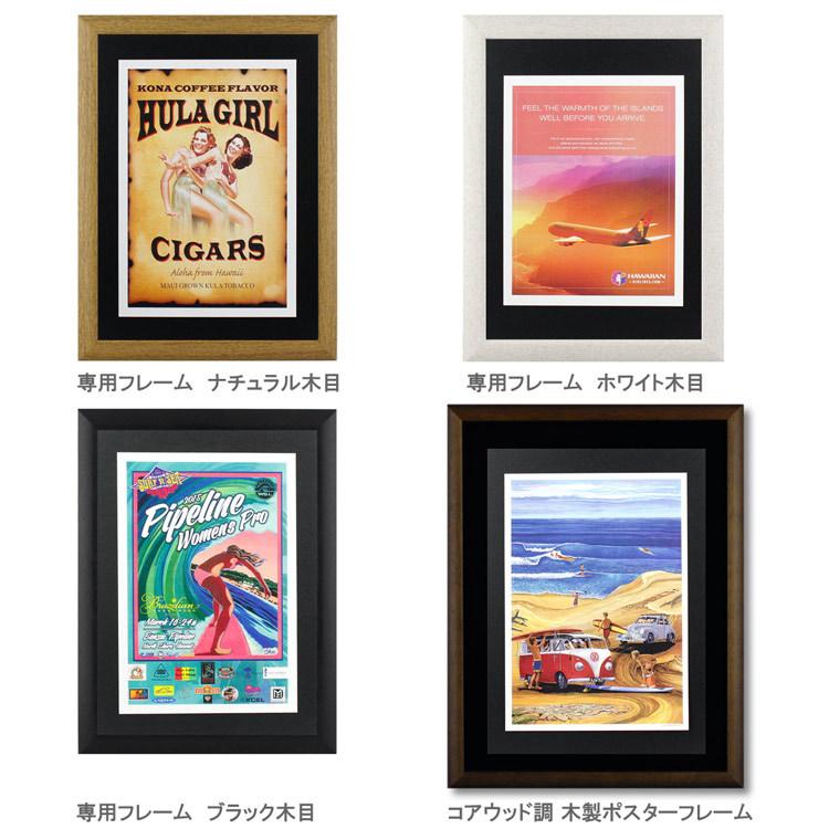 ポスター ハワイアンポスター サーフィン＆車クルマシリーズ J-4 VW