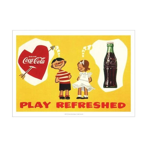 ポスター おしゃれ コカコーラ Boy Amp Girl Po C19 Coca Cola 72 8 51 5cm B2 インテリア