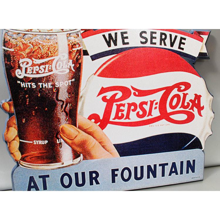 ホーロー看板 アンドルーニー ペプシ アメリカ ビンテージ アメリカン雑貨 PEPSI（ペプシ） アンティークデザイン 木製看板 ダイカットプラーク