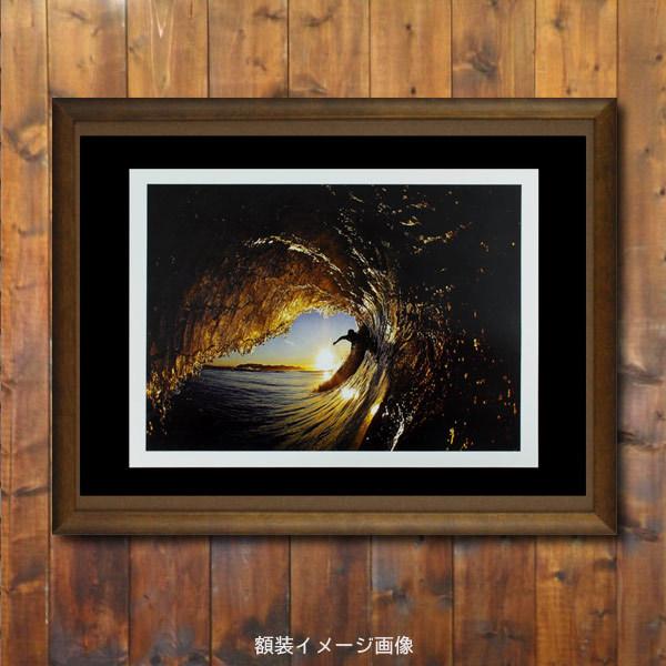 ポスター ハワイアンポスター サーフィンシリーズ N-114 Surf Picture アートサイズ：高さ21×幅29.1cm ハ｜colour｜02