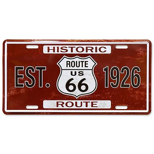 ライセンスプレート Est Route 66 1926 ルート66 ナンバープレート型看板 縦15 5 横30 5cm アルミ製 アメリカ雑貨 アメリカン雑貨 F アメリカン雑貨colour Yahoo 店 通販 Yahoo ショッピング