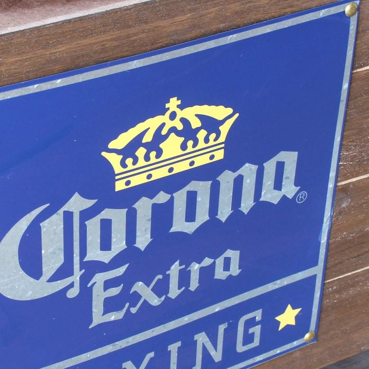 看板 木製 コロナエクストラ ウッドボックスサイン BOXING #213690