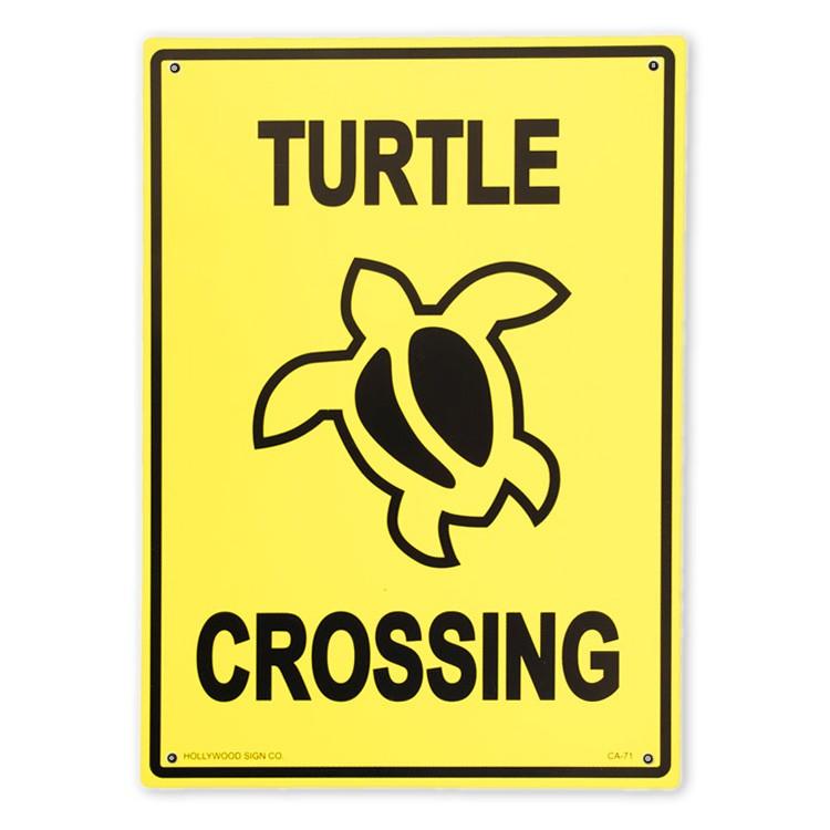 看板 プラスチック メッセージサインボード TURTLE CROSSING CA-71 縦