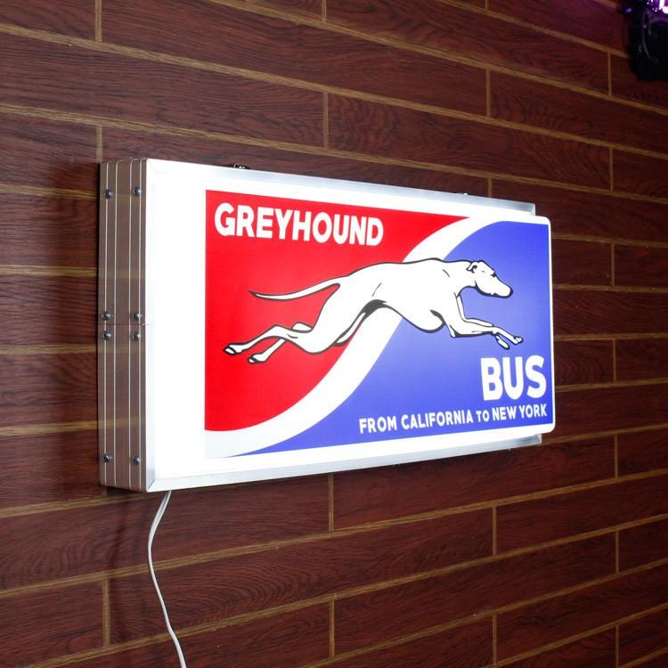 看板 LEDインポートサインボード BUS STOP 高さ29.5×幅62.5×厚さ 看板 LEDインポートサインボード BUS STOP 高さ29.5×幅62.5×厚さ