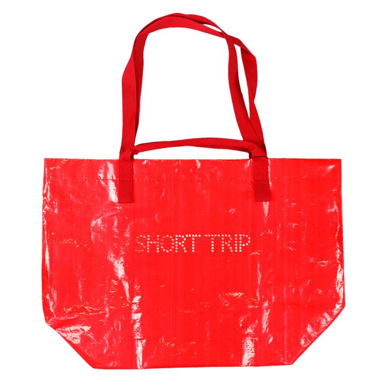 レジャーバッグ Short Trip レッド 大きめ 買い物バッグ エコバッグ ビニール トート ショルダー アウトドア アメリカン雑貨 In アメリカン雑貨colour Yahoo 店 通販 Yahoo ショッピング