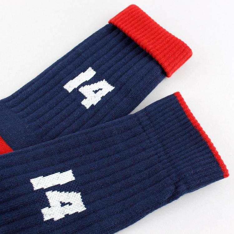 靴下S-SOCKS #14 ネイビー 幅7.5×高さ38cm コットン / アクリル製 クルー スポーツ ソックス 日本製 メンズ｜colour｜03