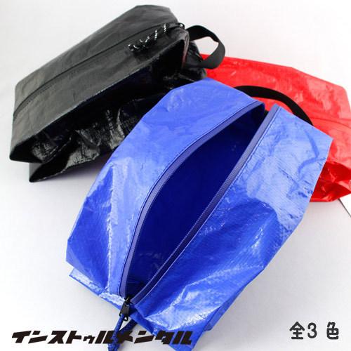 トラベルポーチ Lサイズ ブルー 大きめ おしゃれ パッキング アウトドア 旅行 インストゥルメンタル TRAVEL POUCH | ブランド登録なし | 07