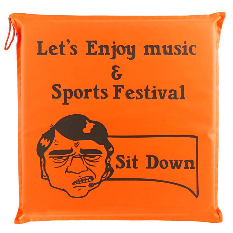 レジャークッション  SIT 横80×縦380×厚み3.5cm PVC製 クッション 座布団  アウトドア オフィス インストゥル | ブランド登録なし