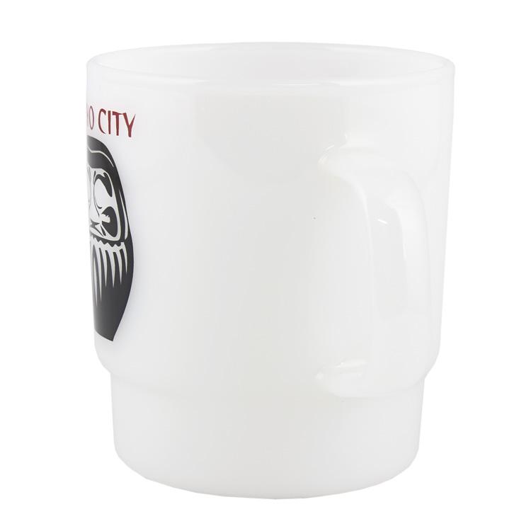 マグカップ MILK CUP ミルクカップ  TOKYO 東京 高さ9×幅10×奥行7.8cm 耐熱ガラス ミルキーグラス 食器 | ブランド登録なし | 02