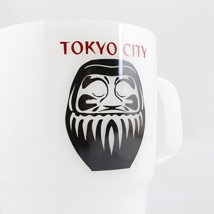 マグカップ MILK CUP ミルクカップ  TOKYO 東京 高さ9×幅10×奥行7.8cm 耐熱ガラス ミルキーグラス 食器 | ブランド登録なし | 04