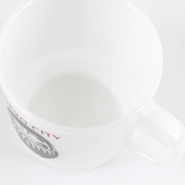 マグカップ MILK CUP ミルクカップ  TOKYO 東京 高さ9×幅10×奥行7.8cm 耐熱ガラス ミルキーグラス 食器 | ブランド登録なし | 05