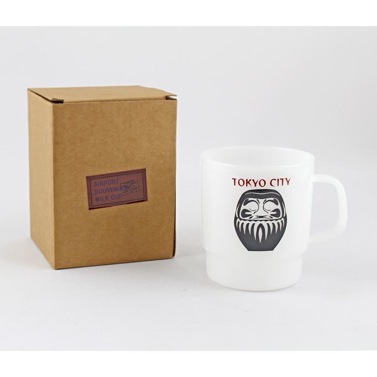 マグカップ MILK CUP ミルクカップ  TOKYO 東京 高さ9×幅10×奥行7.8cm 耐熱ガラス ミルキーグラス 食器 | ブランド登録なし | 06