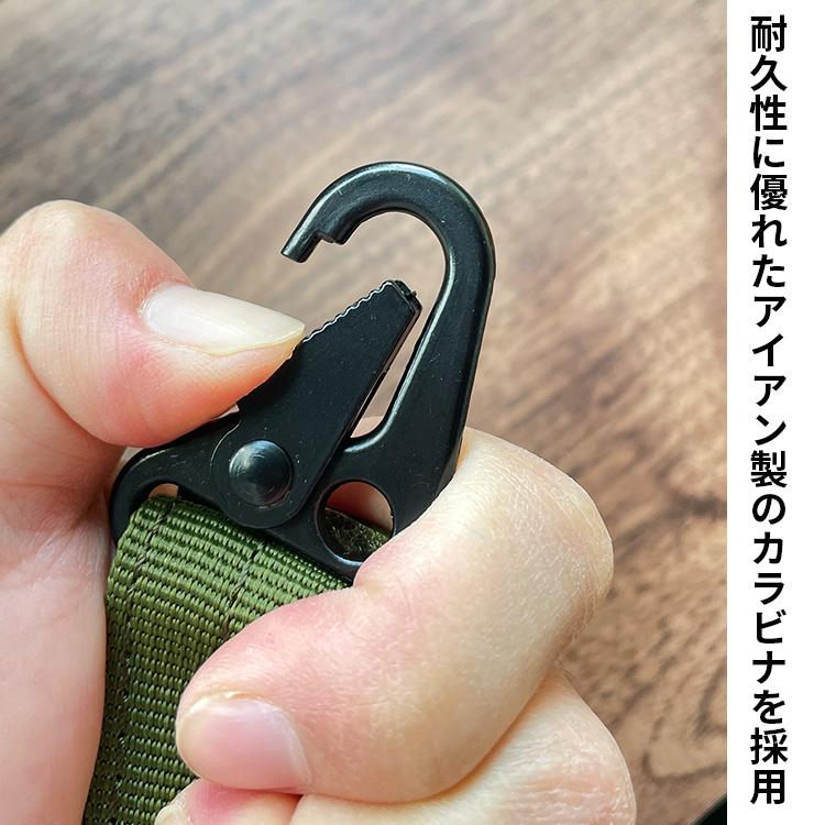 キーホルダー IRON KEYHOLDER アイアンキーホルダー W3×H12cm 鉄製 カラビナ キーリング ミリタリー かっこ | ブランド登録なし | 02