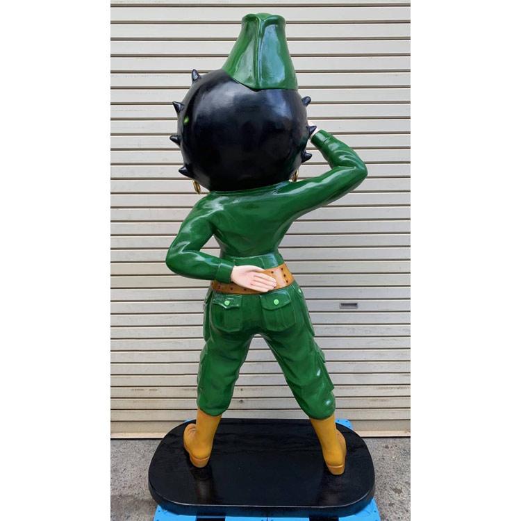 BETTY BOOP 等身大フィギュア ARMY アーミーベティ ビッグサイズ BETTY BOOP 等身大フィギュア ARMY アーミーベティ ビッグサイズ
