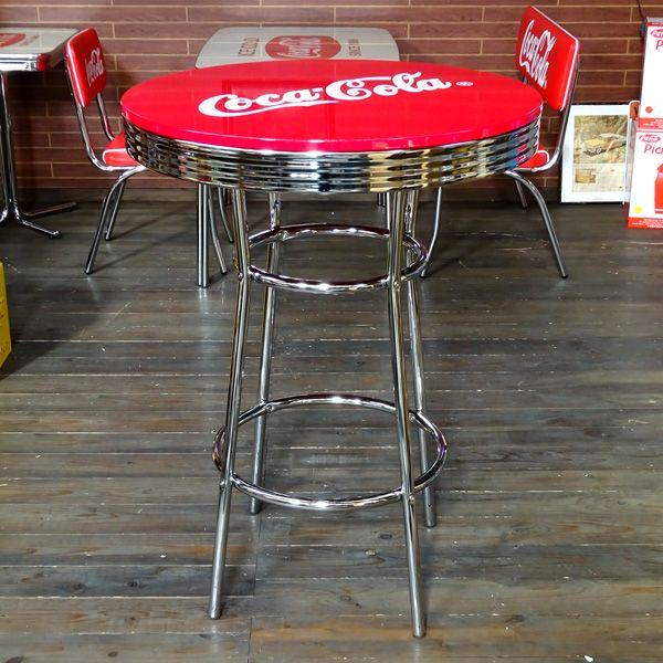 Coca Cola COCA-COLA BRAND コカコーラブランド ハイテーブル Coca Cola COCA-COLA BRAND コカコーラブランド ハイテーブル