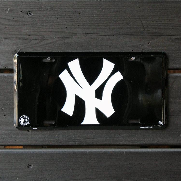 ニューヨーク・ヤンキース 記念プレート メジャーリーグ オフィシャル ライセンスプレート Yankees