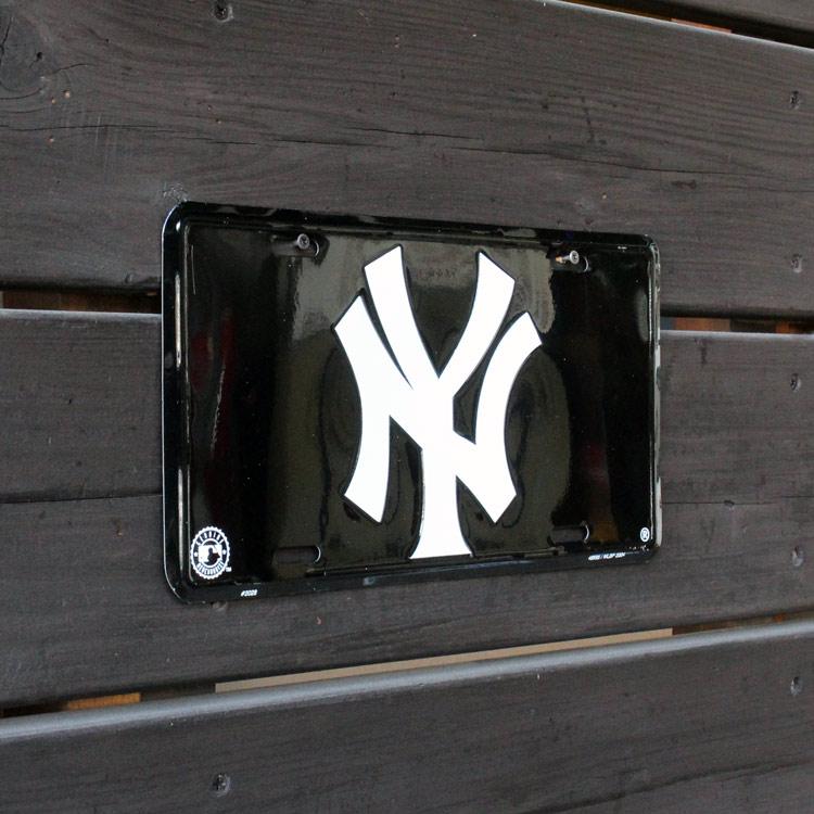 メジャーリーグ オフィシャル ライセンスプレート Yankees