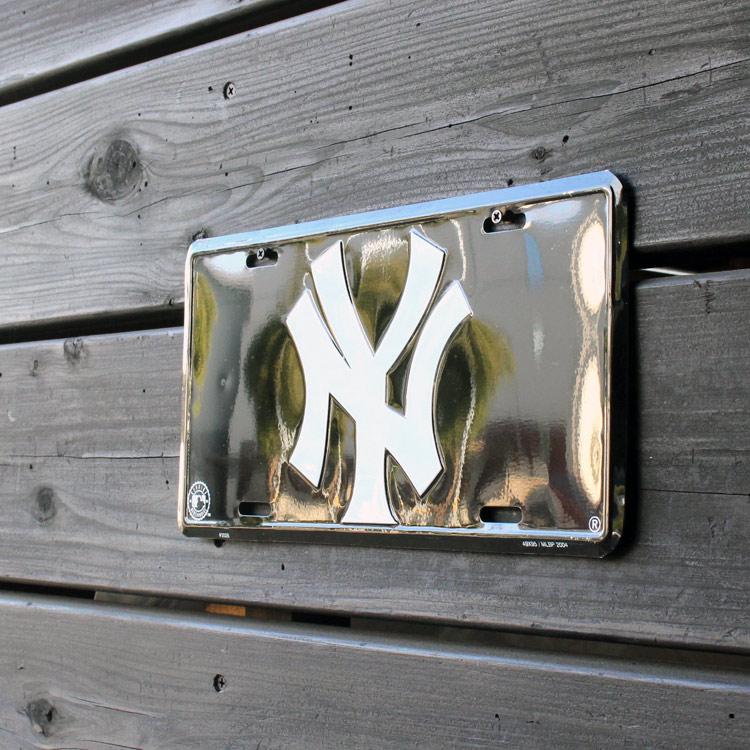 メジャーリーグ オフィシャル ライセンスプレート Yankees