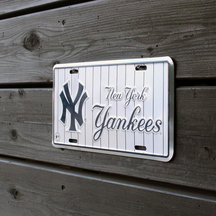 メジャーリーグ オフィシャル ライセンスプレート Yankees