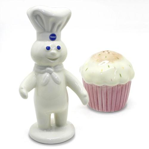 Doughboy ピルズベリー ドーボーイ＆ケーキ セラミックソルト 
