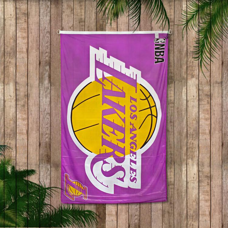 NBA ロサンゼルス・レイカーズ デラックス フラッグ 90×150cm