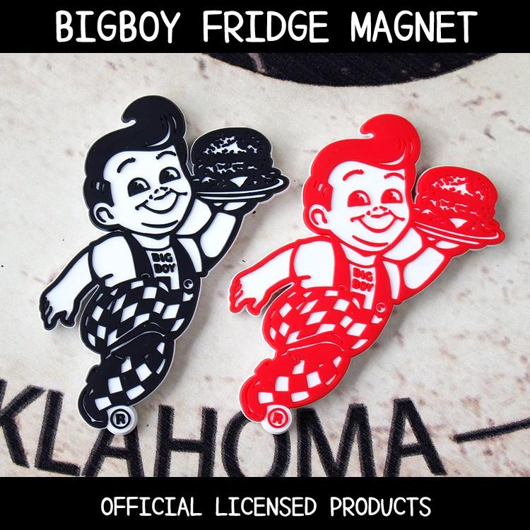 マグネット 冷蔵庫 BIGBOY ビッグボーイ 赤白2点セット バーバンク店 