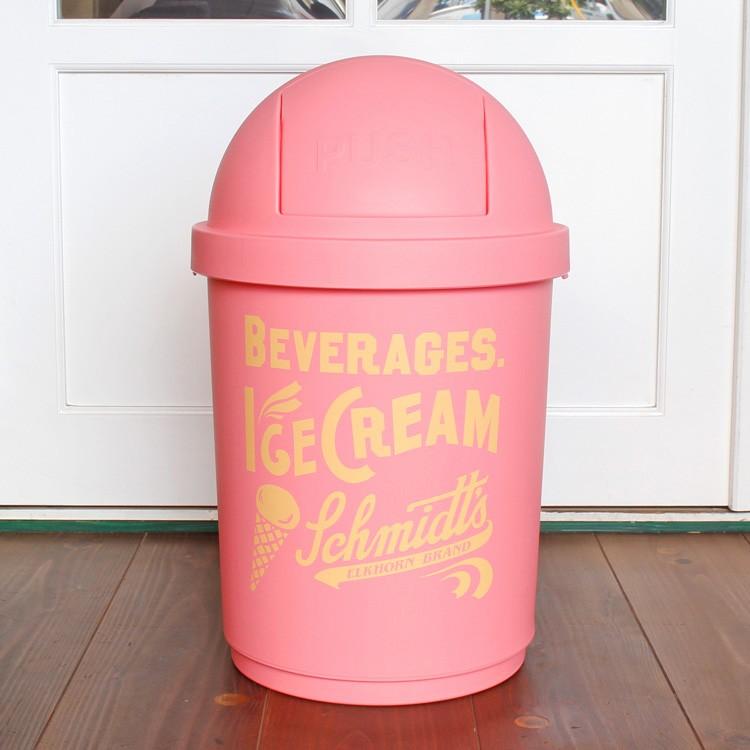 おしゃれなゴミ箱 35l Ice Cream ピンク 高さ55 直径34cm ゴミ箱 ダストボックス アメリカ雑貨 M アメリカン雑貨colour Yahoo 店 通販 Yahoo ショッピング