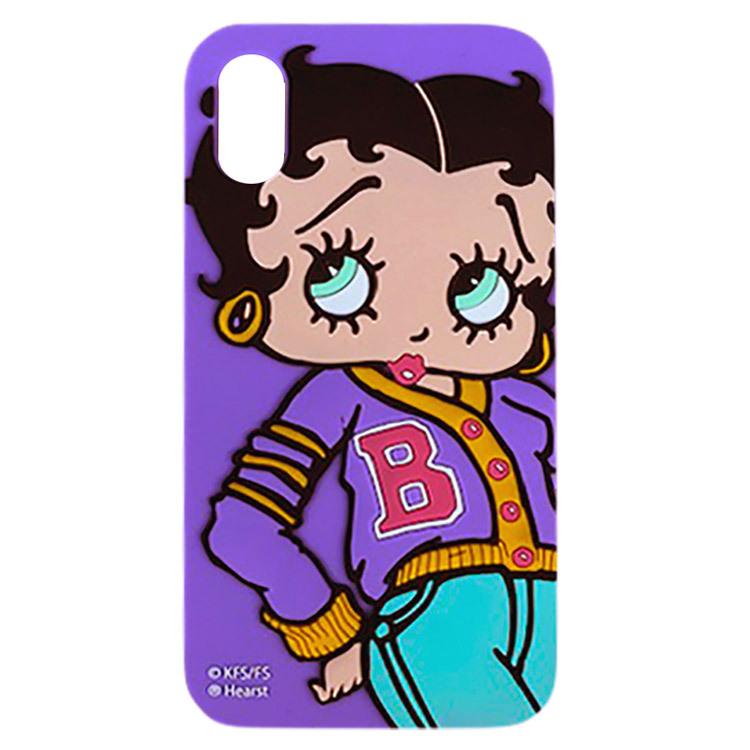 Iphone X Xs 用シリコンジャケット ベティちゃん パープル 携帯ケース Iphoneケース ソフトケース キャラクター 立体 カバー アメリカン雑貨 Sho アメリカン雑貨colour Yahoo 店 通販 Yahoo ショッピング