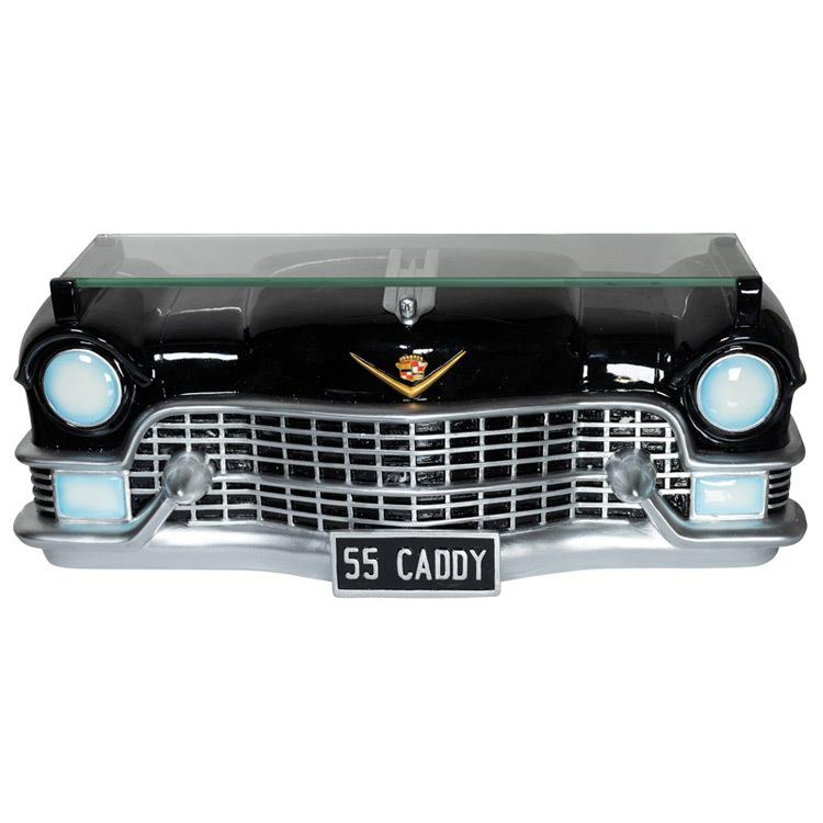 キャデラック カー ウォールシェルフ (黒) アメ車 飾り棚 壁掛け