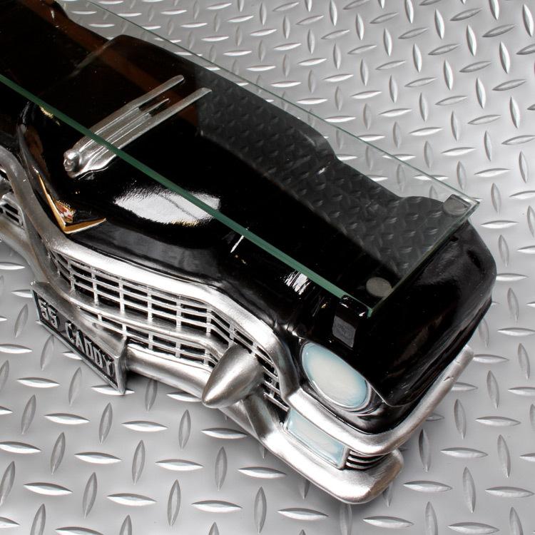 キャデラック カー ウォールシェルフ (黒) アメ車 飾り棚 壁掛け