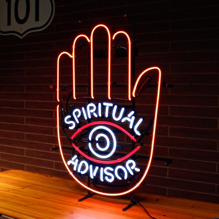 ネオンサイン SPIRITUAL スピリチュアル 高さ70×幅50×奥行13cm