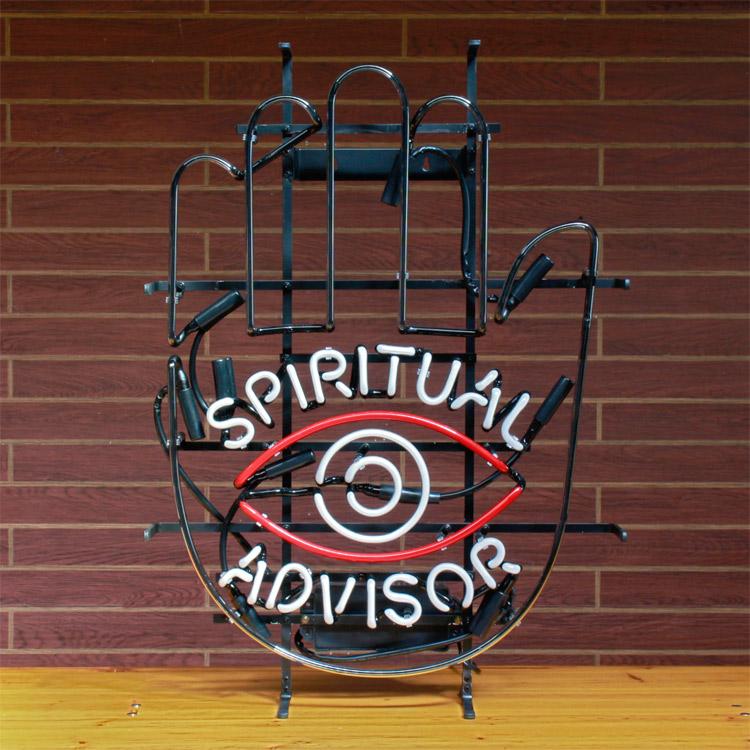 ネオンサイン SPIRITUAL スピリチュアル 高さ70×幅50×奥行13cm