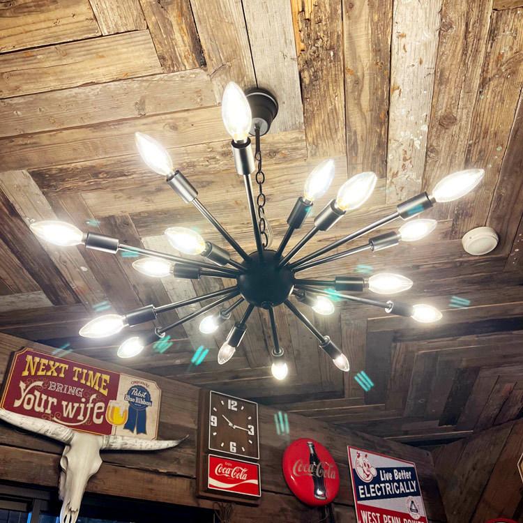 スプートニク ランプ Sputnik Lamp 18灯 楽天市場】スプートニクランプ 18灯 インテリアライト 室内照明