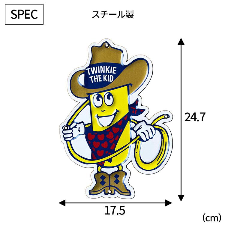 看板 ミニエンボスメタルサイン COWBOY W175×H247mm スチール製 サイン